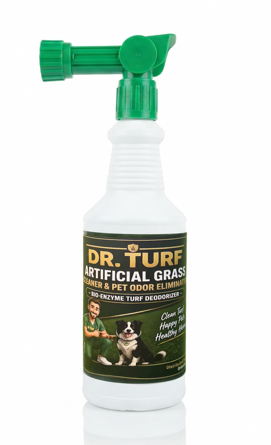Dr. Turf Artificial Grass Cleaner & Pet Odor Eliminator | Bio-Enzyme | 32 oz