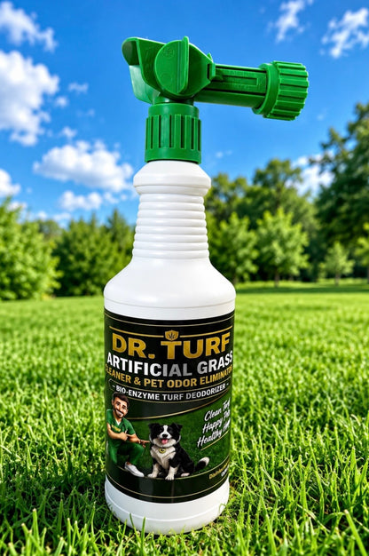 Dr. Turf Artificial Grass Cleaner & Pet Odor Eliminator | Bio-Enzyme | 32 oz